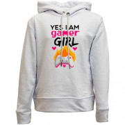 Детский худи без флиса I`m Gamer Girl